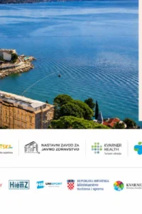 Vizual European Longevity Festivala s pogledom na obalu Opatije i podacima o održavanju 13.–14. studenoga 2026. u Kristalnoj dvorani Hotela Kvarner.